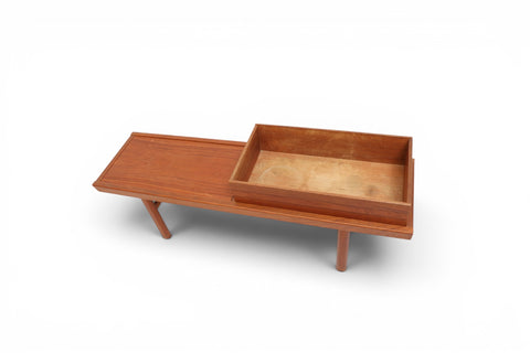Multiflex bench leg joinery detail - Norwegian mid century modern