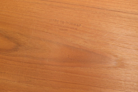 Multiflex bench end view - Norwegian mid century modern