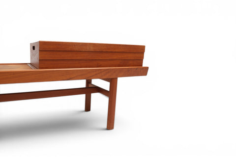 Multiflex bench full length view - Norwegian mid century modern