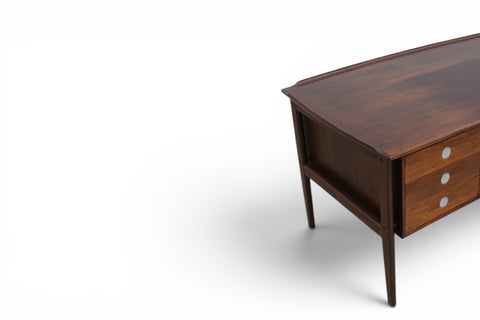 Desk drawers and front detail - 1960s Denmark mid century modern