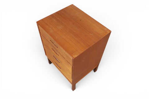 Top surface of teak chest of drawers - mid-20th century Swedish modern