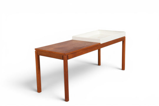 SWEDISH MODERN BENCH / PLANT STAND IN TEAK
