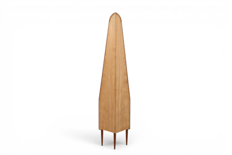 Close-up of corner shelf base — 1950s-60s Danish modern