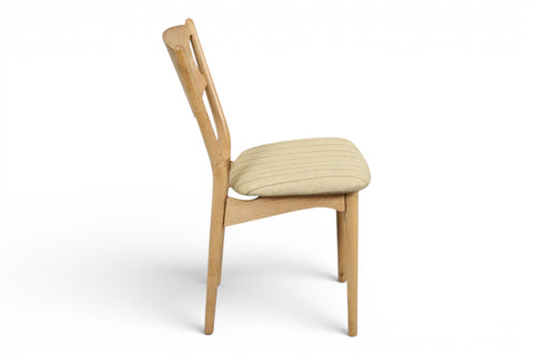 Group view of the set of thirteen dining chairs — 1950s Danish modern