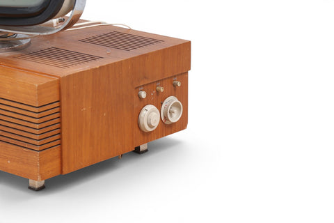 Additional view of Skantic Cosmos teak television — 1960s Danish modern