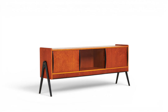 BENGT RUDA TEAK SIDEBOARD WITH EBONISED LEGS