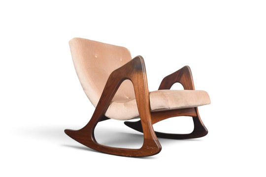ADRIAN PEARSALL MODEL 812 ORGANIC ROCKING CHAIR IN WALNUT