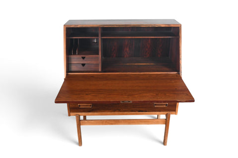Vintage Arne Wahl Iversen Model 68 rosewood secretary desk, 1960s, view 5