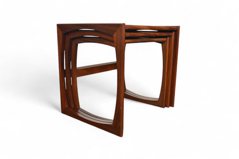 SET OF G PLAN QUADRILLE NESTING TABLES IN TEAK #3