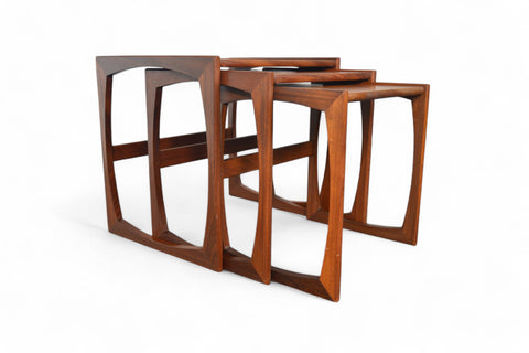 SET OF G PLAN QUADRILLE NESTING TABLES IN TEAK #3