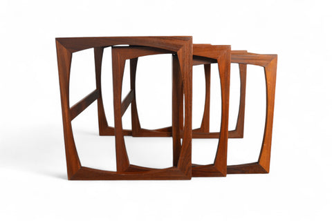 SET OF G PLAN QUADRILLE NESTING TABLES IN TEAK #3