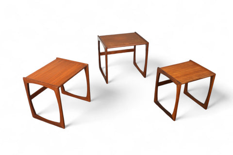 SET OF G PLAN QUADRILLE NESTING TABLES IN TEAK #3