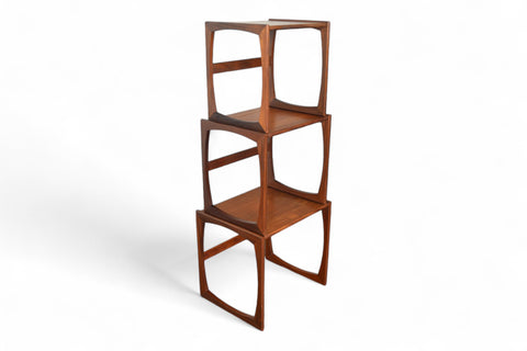 SET OF G PLAN QUADRILLE NESTING TABLES IN TEAK #3