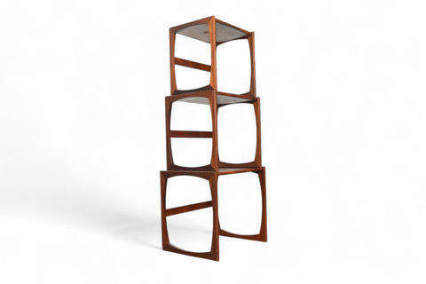 SET OF G PLAN QUADRILLE NESTING TABLES IN TEAK #3