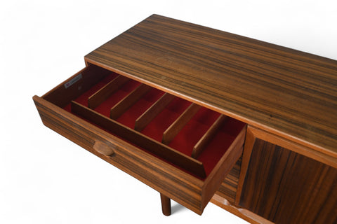 RARE A.H. MCINTOSH MID CENTURY CREDENZA IN WALNUT