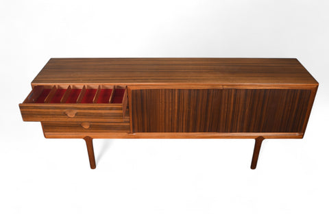 RARE A.H. MCINTOSH MID CENTURY CREDENZA IN WALNUT