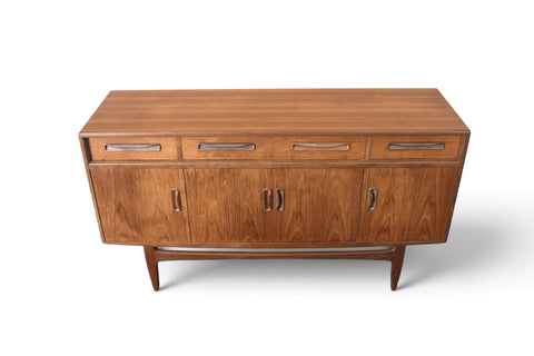 Vintage G Plan Fresco teak and afromosia credenza by Victor B. Wilkins, 1966, view 2