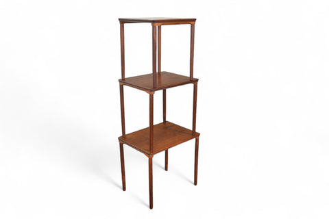 SET OF E.W. BACH DANISH MODERN NESTING TABLES IN TEAK