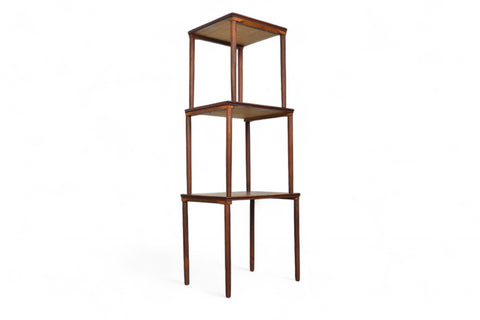 SET OF E.W. BACH DANISH MODERN NESTING TABLES IN TEAK