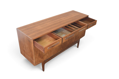 Vintage G Plan Fresco teak and afromosia credenza by Victor B. Wilkins, 1966, view 6