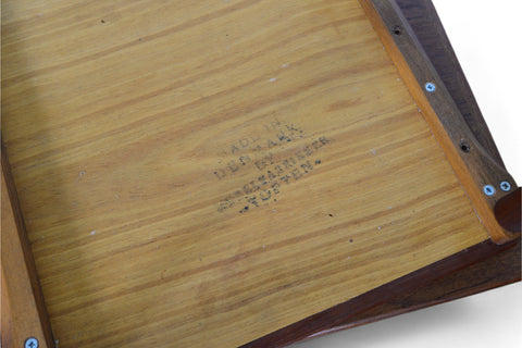 SET OF E.W. BACH DANISH MODERN NESTING TABLES IN TEAK