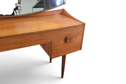 Vintage Ib Kofod Larsen G Plan Danish Range vanity in teak and rosewood, 1961, view 2