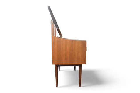 Vintage Ib Kofod Larsen G Plan Danish Range vanity in teak and rosewood, 1961, view 14