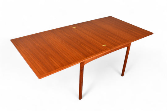 FOLKE OHLSSON FLIP TOP EXPANDABLE DINING TABLE IN TEAK