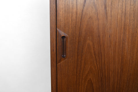 SMALL DANISH MODERN TEAK CREDENZA BY SVEN ELLEKAER