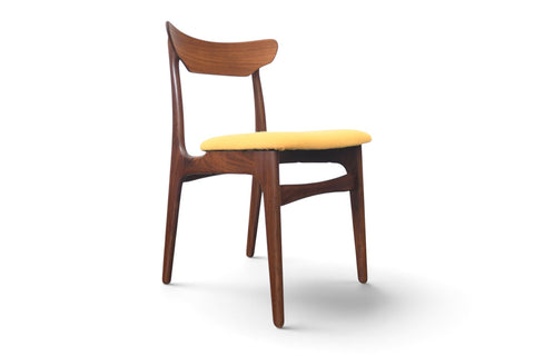 Vintage set of four Schionning and Elgaard teak dining chairs, 1960s, view 9