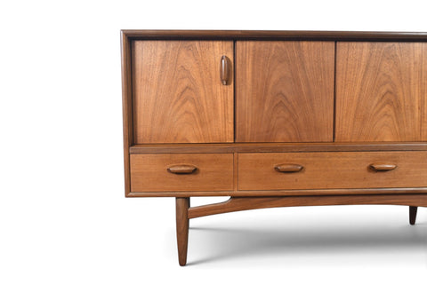Vintage G Plan Scandinavian Range teak and afromosia credenza by Victor B. Wilkins, 1964, view 3