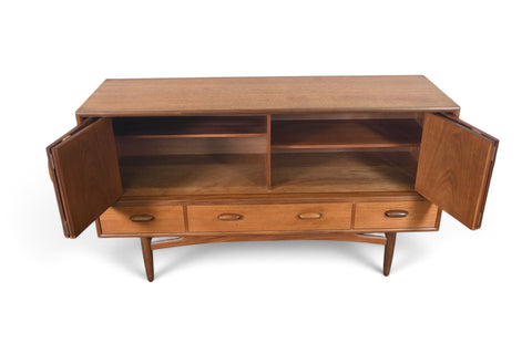 Vintage G Plan Scandinavian Range teak and afromosia credenza by Victor B. Wilkins, 1964, view 4