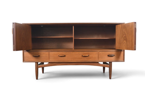 Vintage G Plan Scandinavian Range teak and afromosia credenza by Victor B. Wilkins, 1964, view 5