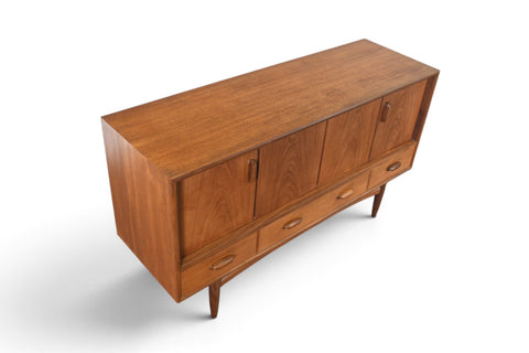 Vintage G Plan Scandinavian Range teak and afromosia credenza by Victor B. Wilkins, 1964, view 7