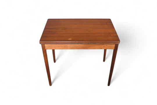 HANS WEGNER FLIP TOP DINING TABLE / DESK IN TEAK + OAK