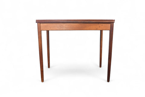 HANS WEGNER FLIP TOP DINING TABLE / DESK IN TEAK + OAK