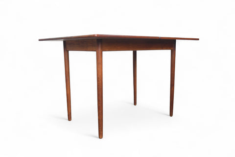 HANS WEGNER FLIP TOP DINING TABLE / DESK IN TEAK + OAK