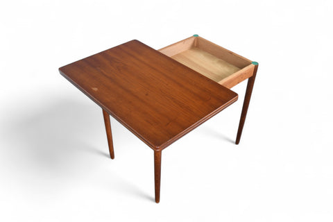 HANS WEGNER FLIP TOP DINING TABLE / DESK IN TEAK + OAK