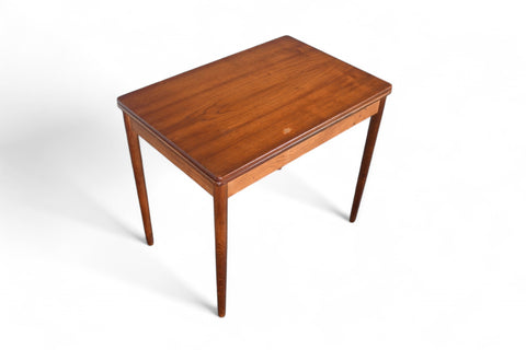 HANS WEGNER FLIP TOP DINING TABLE / DESK IN TEAK + OAK