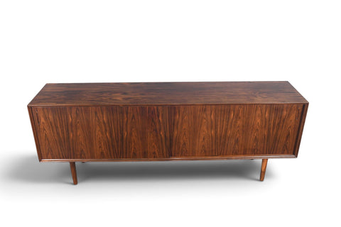 Vintage Danish modern Brazilian rosewood credenza by E. Pedersen and Søn, 1960s, view 2