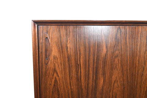 Vintage Danish modern Brazilian rosewood credenza by E. Pedersen and Søn, 1960s, view 3