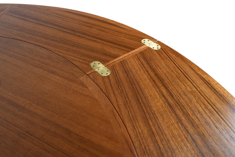 LOTUS / FLIP FLAP DINING TABLE IN TEAK BY DYRLUND