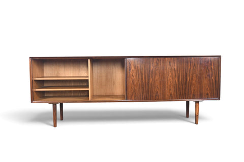 Vintage Danish modern Brazilian rosewood credenza by E. Pedersen and Søn, 1960s, view 6