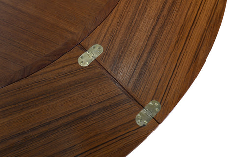 LOTUS / FLIP FLAP DINING TABLE IN TEAK BY DYRLUND