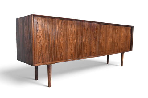 Vintage Danish modern Brazilian rosewood credenza by E. Pedersen and Søn, 1960s, view 8