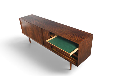 Vintage Danish modern Brazilian rosewood credenza by E. Pedersen and Søn, 1960s, view 10