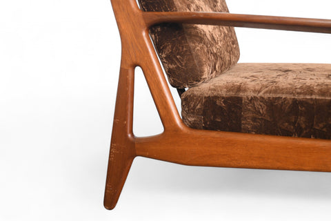 RARE PAIR OF ARNE VODDER FOR VAMO LOUNGE CHAIRS IN TEAK