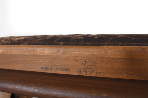 RARE PAIR OF ARNE VODDER FOR VAMO LOUNGE CHAIRS IN TEAK