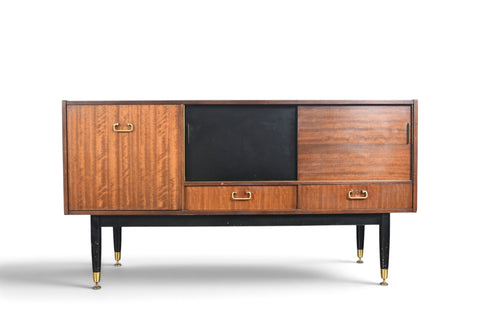 Vintage G Plan Librenza tola credenza by Leslie Dandy, 1960s, view 1