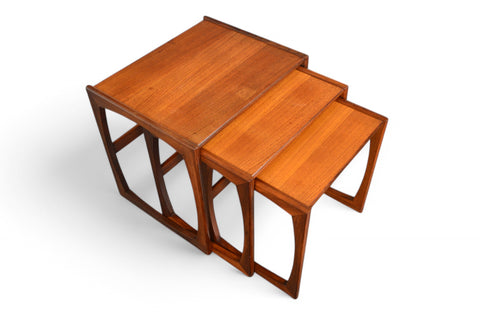 SET OF G PLAN QUADRILLE NESTING TABLES IN TEAK #4 